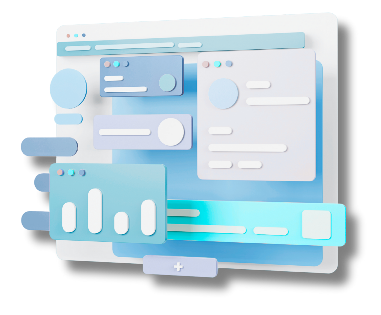 Ilustración de interfaz web